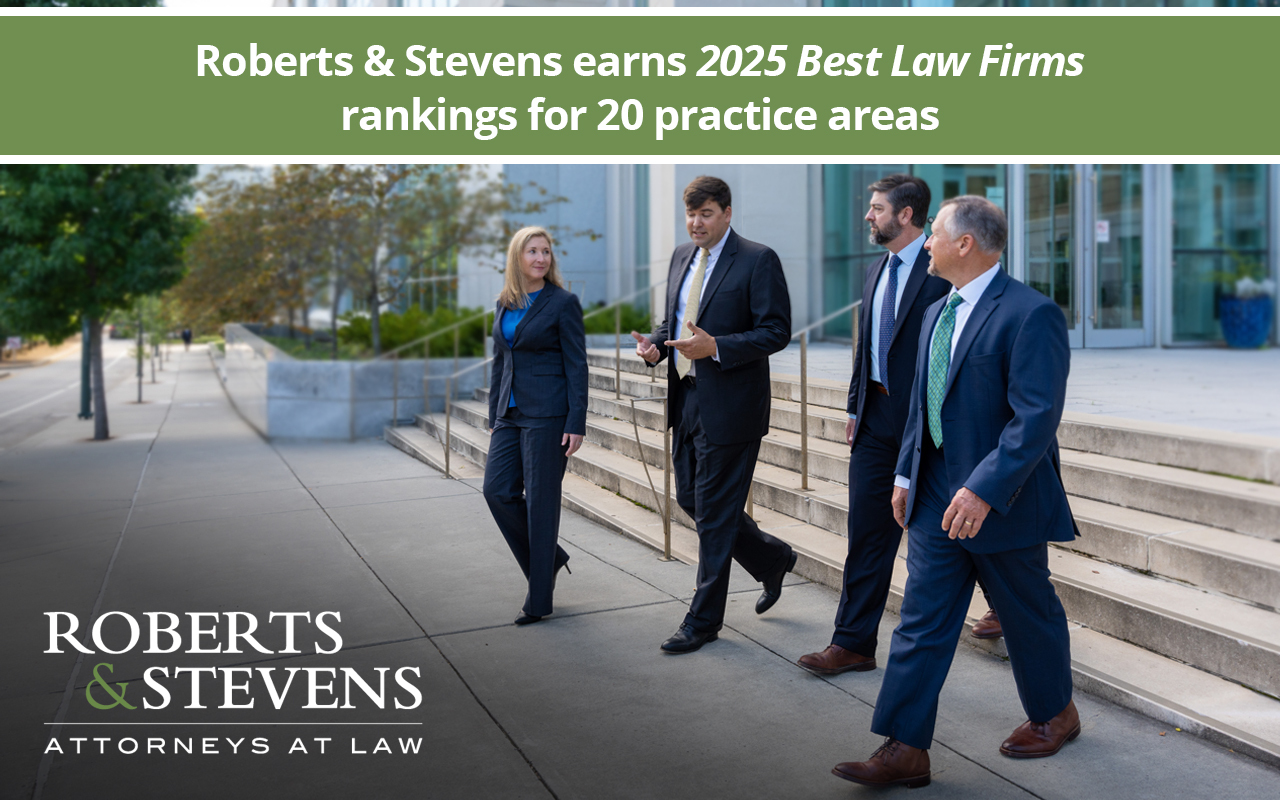 Roberts Stevens Earns 2025 Best Law Firms Ranking For 20 Practice RS Best Law Firms Graphic 2025